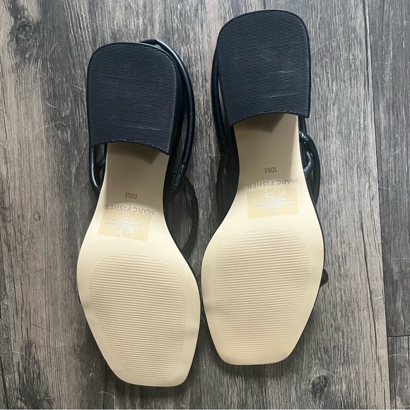 Marc Fisher Strappy Square Toe Slingback Sandals - Picture 4 of 4